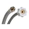 Fluidmaster Fluidmaster 3/8 in. Compression X 7/8 in. D Ballcock 20 in. Braided Stainless Steel Toilet Supply Li B1T20CS - alternate 1